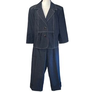 LaVita 2pc suit jacket and crop pants